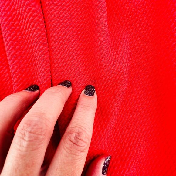 LulaRoe Amedia Dress Women Small Pink Blue Colorblock Short Sleeve Fit & Flare - Picture 6 of 12